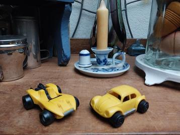kleine vintage gele tonka buggy & vw kever beschikbaar voor biedingen