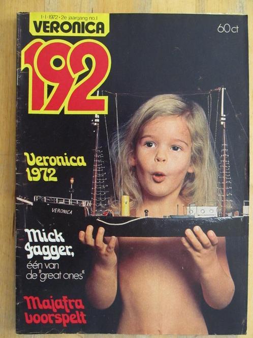 Veronica 1972 Mick Jagger Jane Fonda Willeke van Ammelrooy, Verzamelen, Tijdschriften, Kranten en Knipsels, Tijdschrift, Nederland