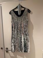 Glitter en glamour jurk, bolero en bijpassende laarzen, Maat 38/40 (M), Zwart, Ophalen of Verzenden, Zo goed als nieuw