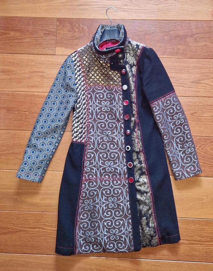 Desigual mantel / jas - maat 44, Kleding | Dames, Jassen | Winter, Maat 42/44 (L), Ophalen