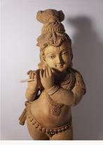 zeldzame grote  Krishna fluitspeler (60 cm), Antiek en Kunst, Ophalen of Verzenden