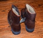 YELLOW CAB - leren biker boots cognac - maat 37, Bruin, Lage of Enkellaarzen, Nieuw, Ophalen of Verzenden