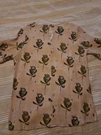 Pom Amsterdam Blouse met Bloemenprint, Maat 38/40 (M), Beige, Ophalen of Verzenden, Zo goed als nieuw