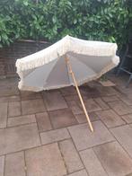 Nieuwe Ibiza Parasol Roomwit/Ecru - Knikstand, Kantelbaar, Nieuw, Ophalen of Verzenden, 1 tot 2 meter