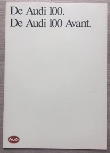 Nette folder Audi 100 en 100 Avant (C3) uit 1983 beschikbaar voor biedingen