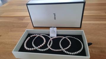 Abrazi Armbandjes Set - Swarovski & Glasparels beschikbaar voor biedingen