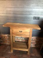 Nieuw! Teak houten tafeltje / sidetable, Huis en Inrichting, Tafels | Sidetables, Ophalen, 50 tot 100 cm, Teakhout, Nieuw