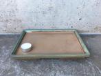 Japan bonsai onderschaal schotel 27x19,5x3cm *****, Rond, Nieuw, Ophalen of Verzenden, Aardewerk