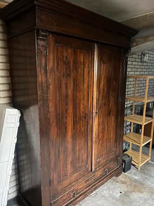 Koloniale houten kast, Antiek en Kunst, Antiek | Meubels | Kasten, Ophalen