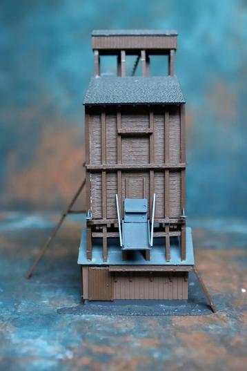 Mooie graan silo voor modelbaan 1:87.  beschikbaar voor biedingen