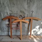 1x Oude brocante houten kledinghanger kleding hanger Etage3, Gebruikt, ., Ophalen of Verzenden, .