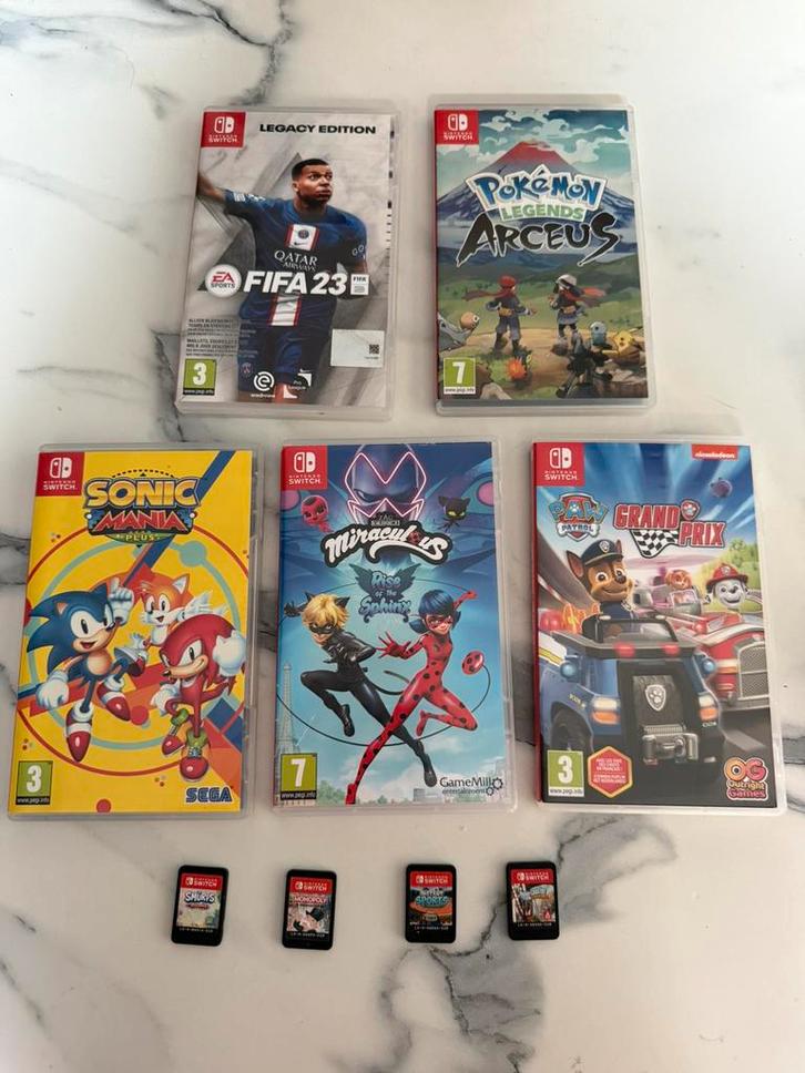 Nintendo switch games, Spelcomputers en Games, Games | Nintendo Switch, Zo goed als nieuw, Sport, 3 spelers of meer, Vanaf 3 jaar