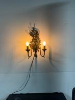 Vintage bronzen lamp, Ophalen, Zo goed als nieuw