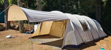 Tunneltent Bardani Villanova 400 6p + Lugano Porch luifel beschikbaar voor biedingen