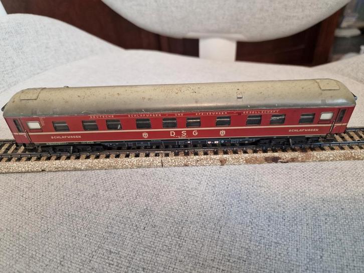Märklin Ho 4064 DSG Schlafwagen, Hobby en Vrije tijd, Modeltreinen | H0, Gebruikt, Wagon, Wisselstroom, Overige merken, Analoog