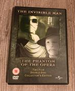 The Invisible Man (1933) / The Phantom of the Opera (1943), Cd's en Dvd's, Dvd's | Klassiekers, Ophalen of Verzenden