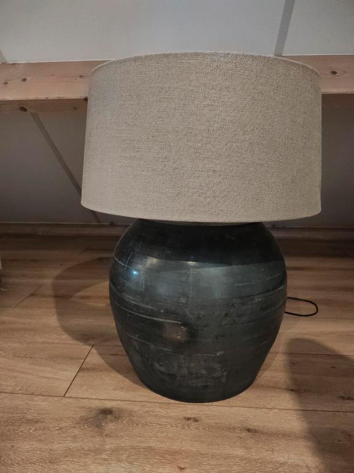 Prachtige Aura Peeperkorn Kruiklamp - Zo Goed Als Nieuw!, Huis en Inrichting, Lampen | Vloerlampen, Zo goed als nieuw, Minder dan 100 cm