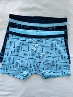 Set van 2 Boxers Zeeman Maat 146-152 Blauw/Donkerblauw, Ophalen of Verzenden, Zo goed als nieuw, Jongen, Nacht- of Onderkleding