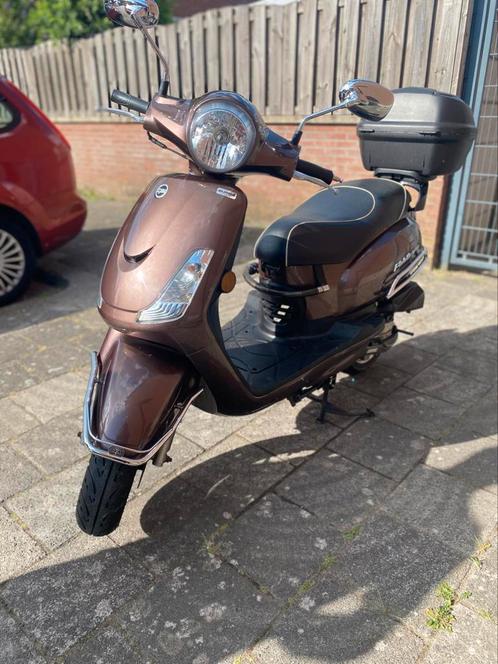 Sym Fiddle II 50S – Zeer nette staat – 7423 km – 45 km/u, Fietsen en Brommers, Scooters | SYM, Fiddle, Ophalen