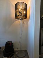 Mooie staande lamp met chromen voet, Huis en Inrichting, Lampen | Vloerlampen, Ophalen, Gebruikt, 150 tot 200 cm
