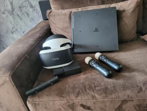 Playstation 4 met complete vr set en move controllers, Spelcomputers en Games, Spelcomputers | Sony PlayStation Consoles | Accessoires