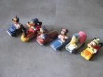 WALT DISNEY - MATCHBOX - LESNEY 6 AUTO'S Donald Mickey Goofy, Verzamelen, Ophalen, Mickey Mouse, Gebruikt, Beeldje of Figuurtje
