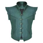 Heren groen piraten vest piraat jasje middeleeuws, Kleding | Heren, Verzenden, Nieuw, Historisch, Kleding