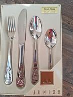 Keltum Junior Bestekset - Nieuwstaat!, Ophalen of Verzenden, Zo goed als nieuw, Rvs of Chroom, Vaatwasserbestendig