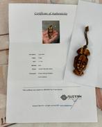1930 hanger amulet Congo Afrika Lega Bot Been + Certificaat, Ophalen of Verzenden
