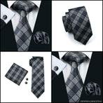 Dennis Gadgets: 100 % zijden stropdas ( 3 delig !! )DG1017, Kleding | Heren, Stropdassen, Ophalen of Verzenden, Nieuw, Grijs, Met patroon