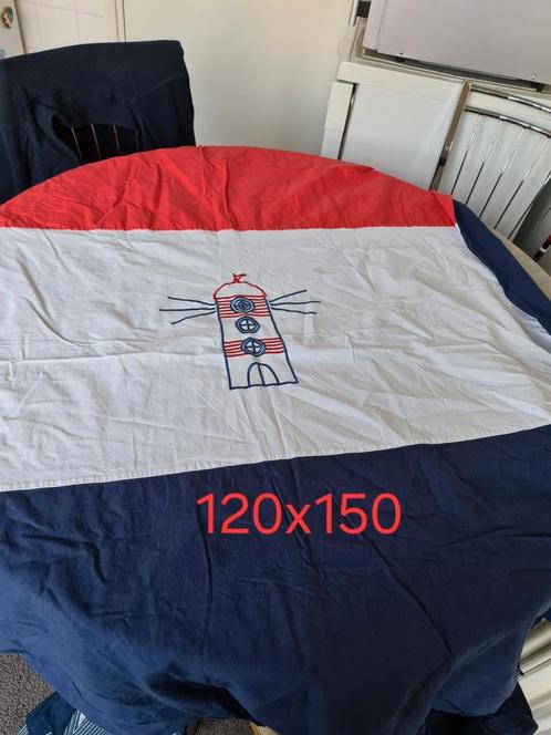 Peuter dekbedovertrek 120x150 vuurtoren Ned vlag cottonbaby, Kinderen en Baby's, Kinderkamer | Beddengoed, Gebruikt, Dekbedovertrek
