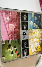 Set of 4 glass games, Hobby en Vrije tijd, Gezelschapsspellen | Bordspellen, Een of twee spelers, Ophalen, Zo goed als nieuw
