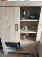 Tv kast, kast en tafel met vier stoelen, Ophalen, Gebruikt, 100 tot 150 cm, Eikenhout