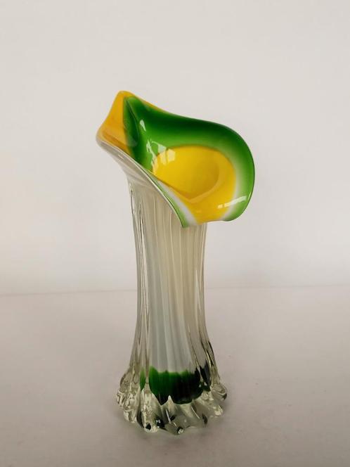 Vaas Jack-in-the-pulpit Murano Vintage, Antiek en Kunst, Antiek | Glas en Kristal, Ophalen of Verzenden