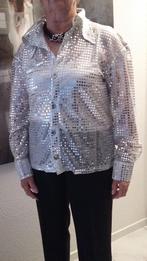 Glitter blouse, Kleding | Dames, Blouses en Tunieken, Ophalen of Verzenden, Zo goed als nieuw, Maat 42/44 (L), Wit