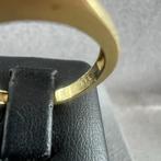 Gouden Ring | 14k | 3,61g | bandring zirk | mt17,25 | 385527, Ophalen of Verzenden, 17 tot 18, Dame, Goud