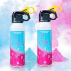 Gender reveal poederblusser, Ophalen of Verzenden, Zo goed als nieuw, Versiering, Geboorte of Huwelijk