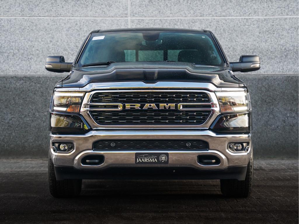 Dodge Ram 1500 Big Horn eTorque 3.6L V6 CrewCab 4X4 |Navigat, Auto's, Dodge, Automaat, Stof, Zwart, 24 maanden