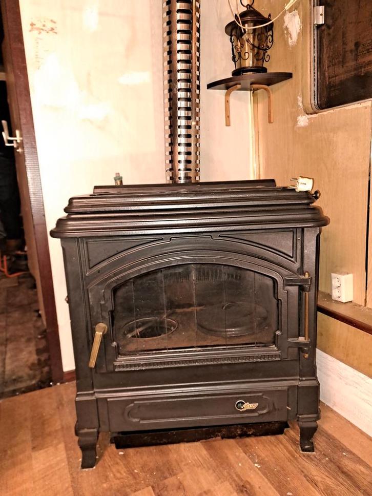 Scheepskachel - Propaan/Diesel - ca. 80 kg, Huis en Inrichting, Kachels, Gebruikt, Vrijstaand, Allesbrander, Overige brandstoffen