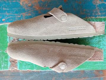 Fijne BIRKENSTOCK BOSTON - ZACHT GROEN - muiltjes slippers beschikbaar voor biedingen