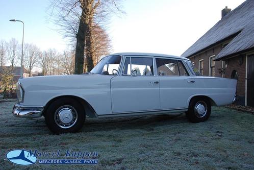Mercedes-Benz 220Seb, Auto's, Oldtimers, Bedrijf, Te koop, Mercedes-Benz, Benzine, Sedan, Handgeschakeld, Geïmporteerd, Wit, Overige kleuren