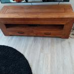 Teak, hout,  televisiekast, Huis en Inrichting, Kasten | Televisiemeubels, Ophalen, 100 tot 150 cm, Zo goed als nieuw, Minder dan 100 cm