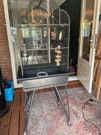 Mooie grote vogelkooi, Dieren en Toebehoren, Vogels | Hokken en Kooien, Ophalen, Zo goed als nieuw, Metaal, Vogelkooi