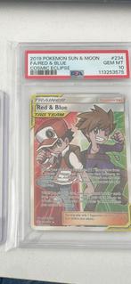 Red & Blue #234 Pokemon Cosmic Eclipse psa 10, Ophalen of Verzenden, Nieuw