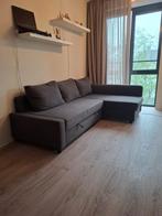 IKEA FRIHETEN Hoekbank Slaapbank Grijs, Ophalen, Gebruikt, Driepersoons, 75 tot 100 cm