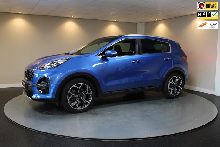 Kia Sportage 1.6 T-GDI GT-Line *Automaat* Carplay|Pano|Stoel, Auto's, Kia, Bedrijf, Te koop, Sportage, ABS, Achteruitrijcamera