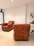Machalke Lederen Stoelen - Top Staat!, Huis en Inrichting, Fauteuils, Ophalen of Verzenden, Zo goed als nieuw, Leer, 75 tot 100 cm