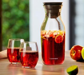 Tupperware HydroLife 360 1,1L Karaf Glas Nieuw beschikbaar voor biedingen
