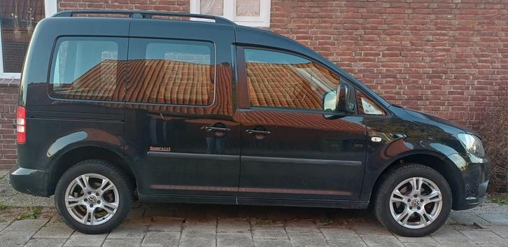 Volkswagen Caddy 1.2 TSI 63KW 2011 Zwart, Auto's, Bestelauto's, Particulier, Volkswagen, Benzine, Handgeschakeld, Geïmporteerd