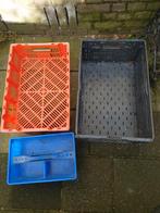 2 kratten en 1 gereedschapsbak, Ophalen, Gebruikt